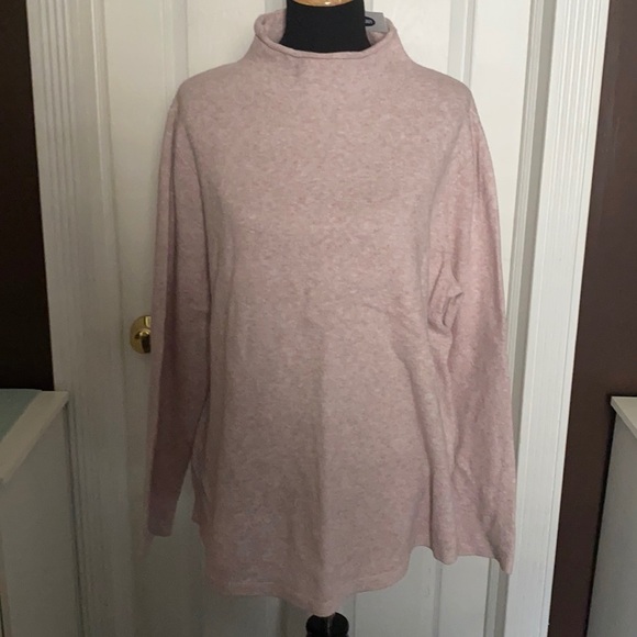 Old Navy Heather Pink Mock Neck Sweater sz XL NWT - Picture 1 of 7